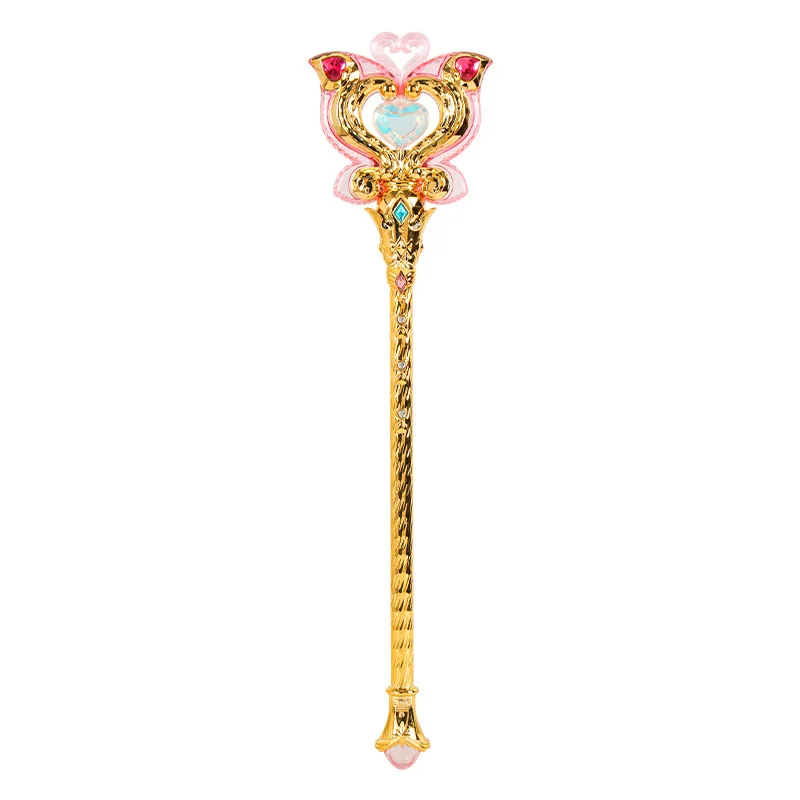 Butterfly Magic Wand Toys para meninas, amor, coração, princesa, casa de brincar, luz-emitting, presentes para crianças, novo