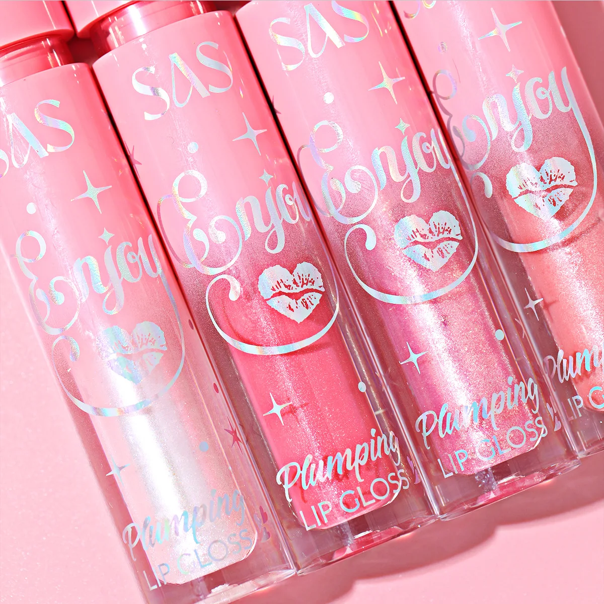 USHAS 12色 パール入り ファイン グリッター リップグロス 保湿 ぷるぷる リップグレイズ 栄養補給 保湿