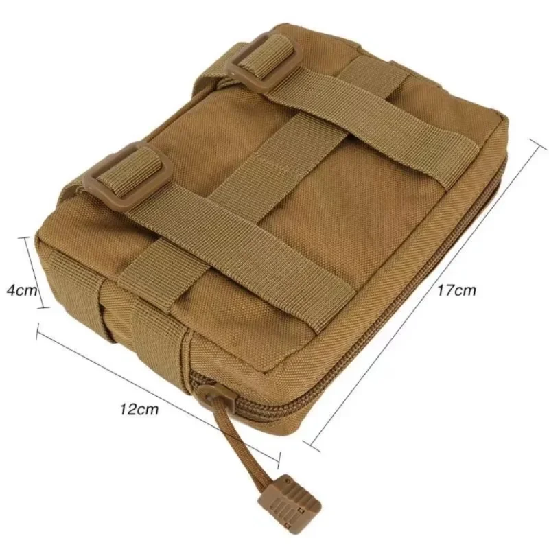 Molle Utility EDC Waist Bag Tactical Pouch Medical First Aid Bag Belt Pouch Outdoor Sports Hunting Bag