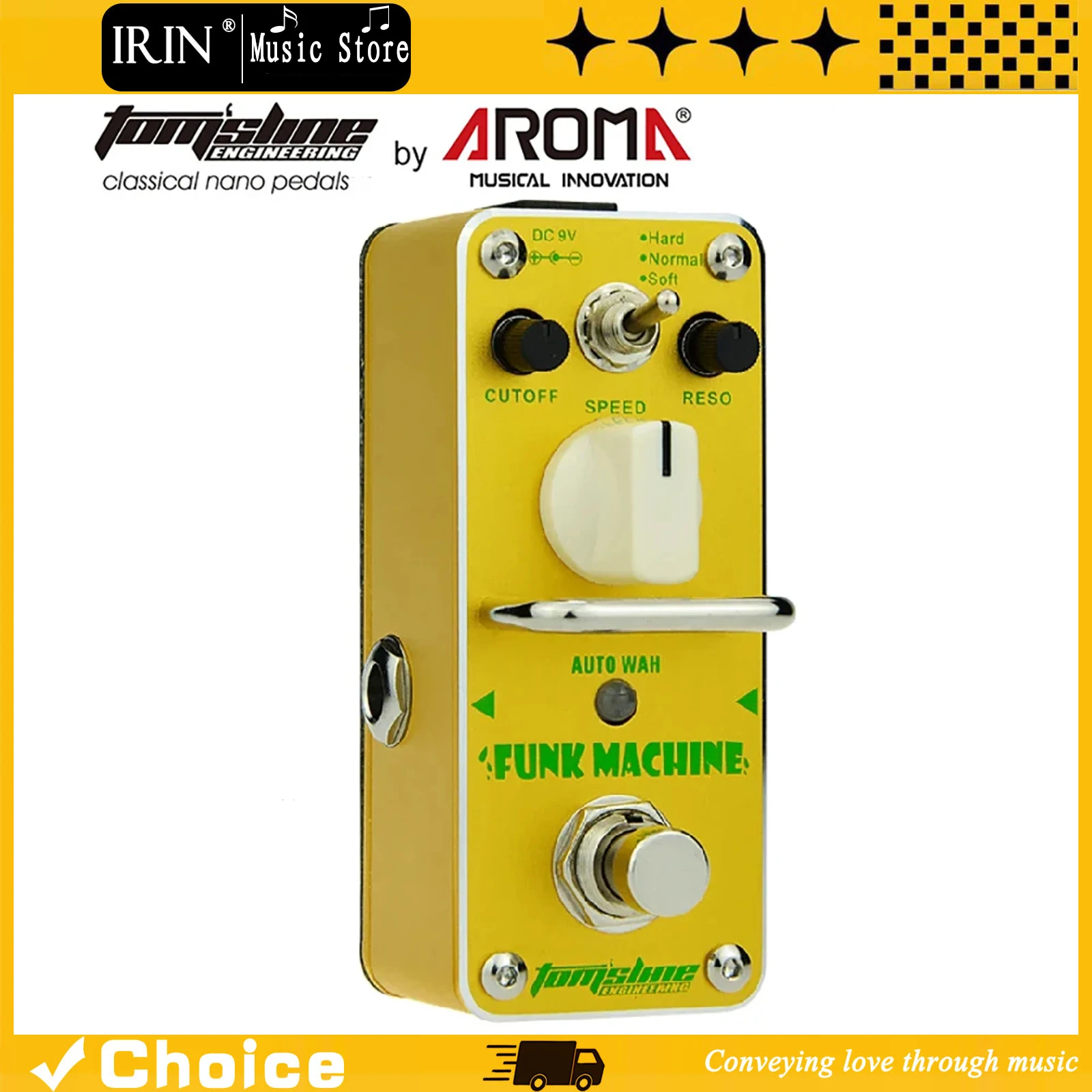 aroma-funk-machine-electric-guitar-effects-pedal-processors-true-bypass-auto-wah-effect-pedal-guitar-parts-accessories