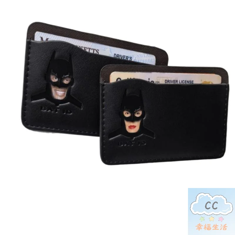 حافظة حامل بطاقات الهوية الجديدة لعام 2026 من HUA Squad Bat - تصميم قناع البطل الخارق المخصص، محفظة قصيرة، هدية لطيفة لمحبي الأبطال الخارقين #5