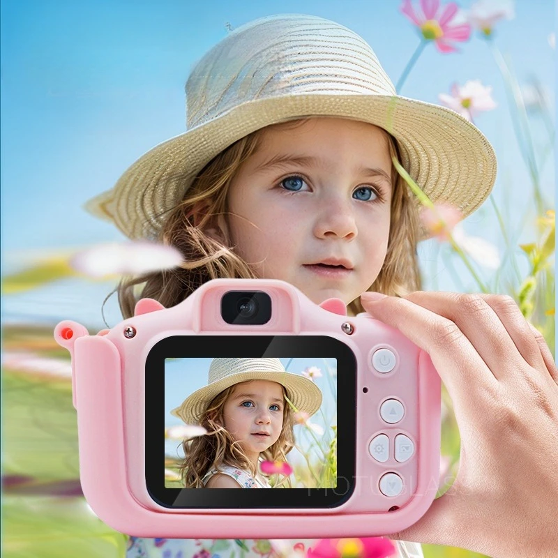 Kids Digital Camera Mini Cartoon Design for Photography Video Gaming HD Toddler Toy Perfect Gift for Boys and Girls