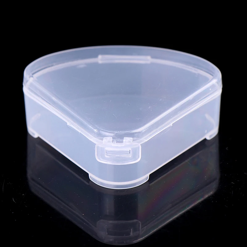 Portable Triangle Sponge Transparent Cosmetic Bag Makeup Puff Box Storage Case