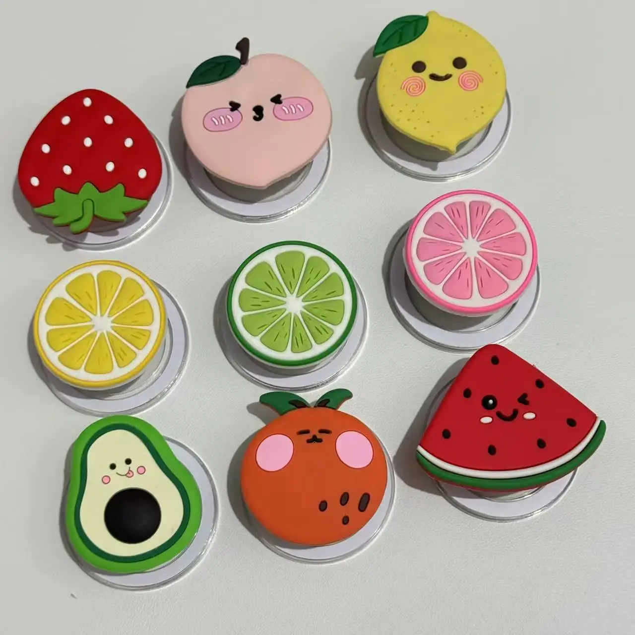 شفط مغناطيسي على شكل فاكهة لطيفة ومناسب لدعم قبضة حامل الهاتف 17 16 15