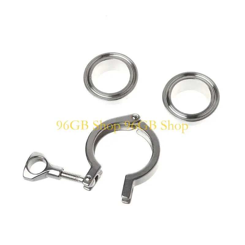 

96GB 38mm 1.5" OD SS304 Sanitary Pipe Weld Ferrule + for Tri Clamp + PTFE Gasket Set
