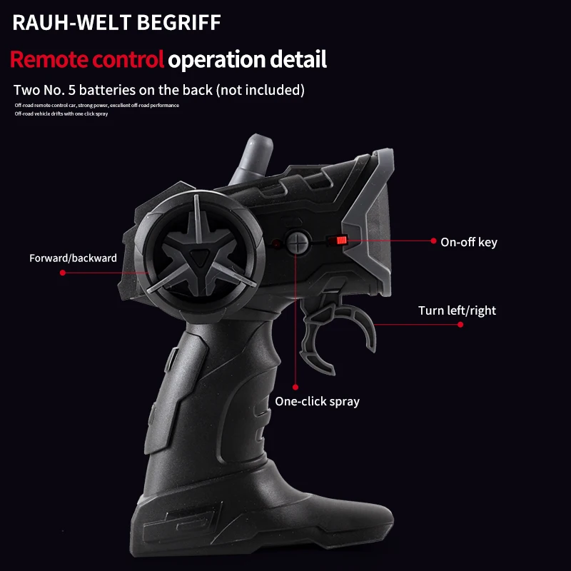 Carro de controle remoto spray luz carro de corrida fórmula carro de corrida off-road veículo deriva carro de brinquedo de alta velocidade