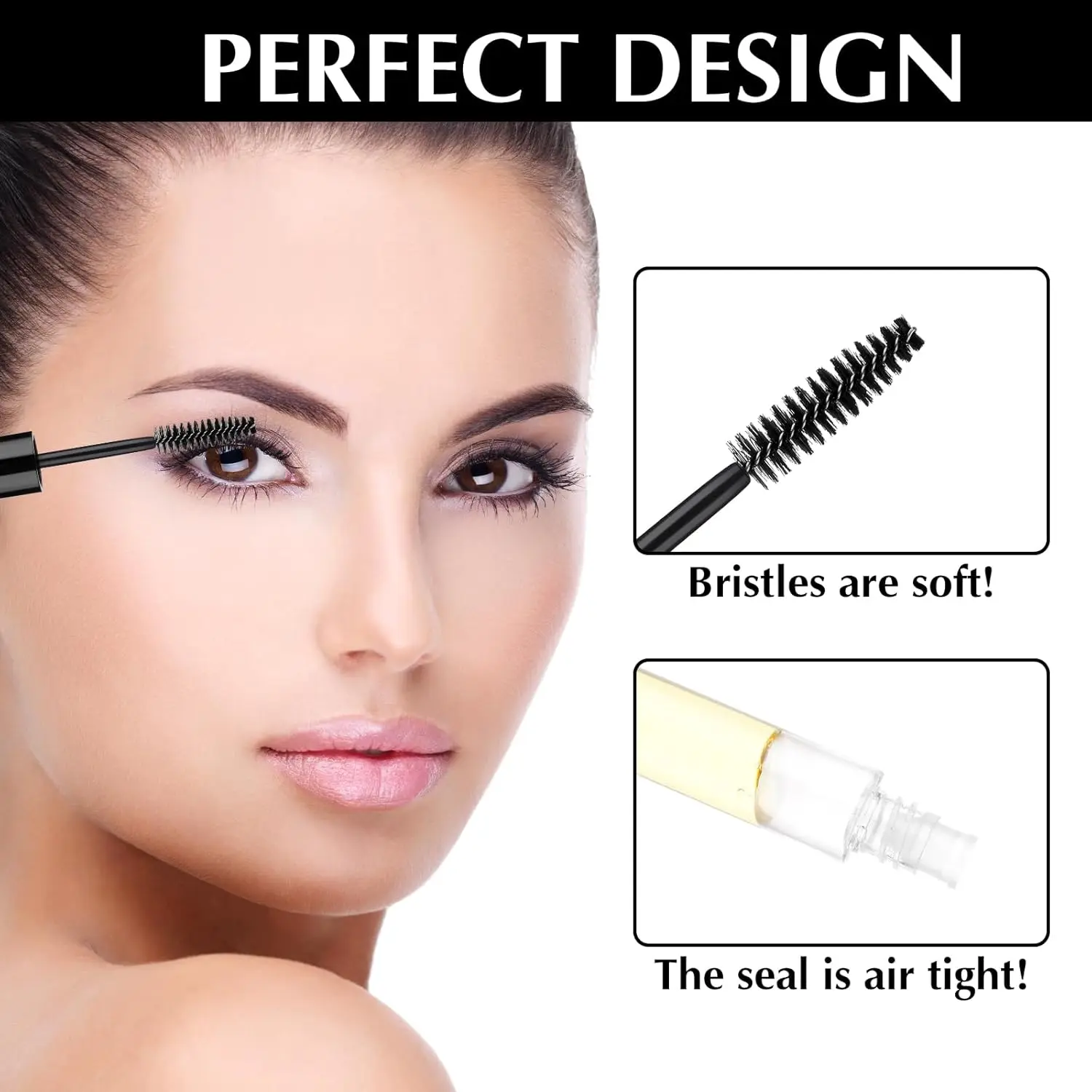 5 pçs 10ml tubo de rímel vazio com varinha de cílios recipiente de creme de cílios com funis ferramentas de transferência para garrafa de rímel diy