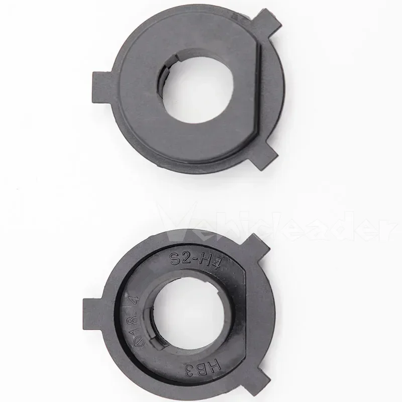 2Pcs H4 Car LED Headlight Bulb Adapter Holder Base Sockets Headlamp Retainers