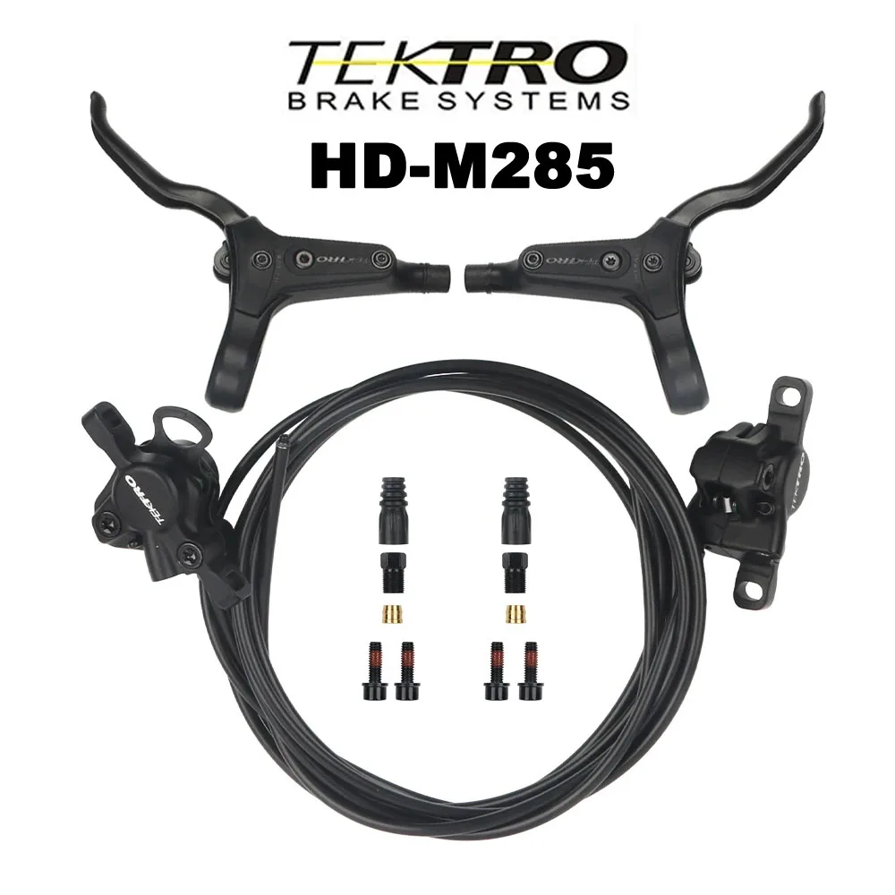 

TEKTRO HD-M285 MTB Bicycle Hydraulic Disc Brake 800/1500mm Brakes 160/180/203mm Rotor Mountain Bike Front/Rear Brake