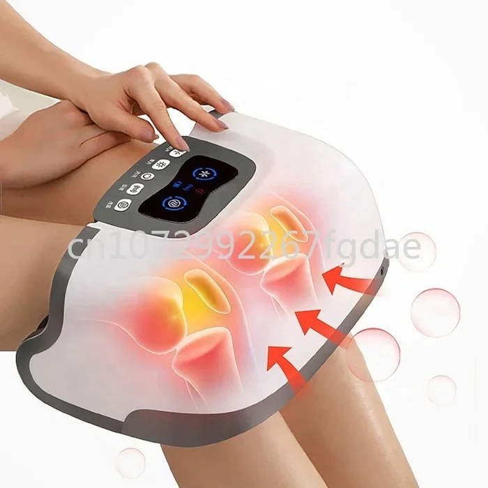 Electric Cordless Vibration Knee Joint Massage, Heating and Pain Relief