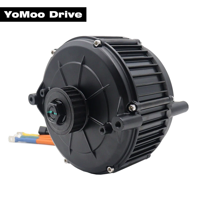 Hall Type QS 165 5KW V2 35H 60V 90KPH PMSM Mid Drive Motor with FarDriver V2 Controller ND72450 DKD Display and T08 Throttle