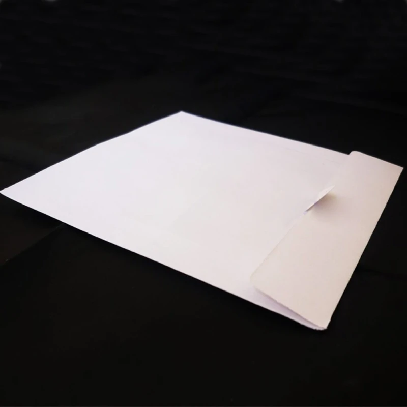 50pcs Mini DVD Paper Flap Sleeves Clear Window Case Cover Envelope