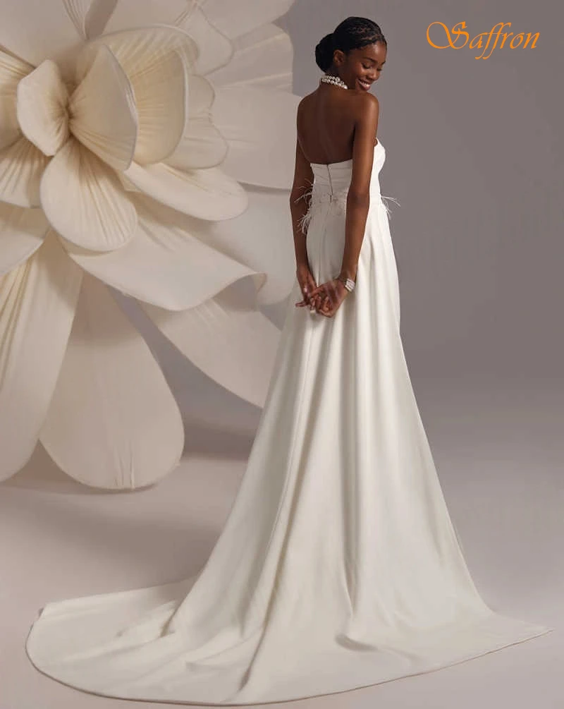 ที่กําหนดเอง Mermaid Strapless Elegant ชุดราตรีอย่างเป็นทางการและแฟชั่นโมเดิร์นพรหมชุดอารมณ์ Bespoke โอกาสชุด