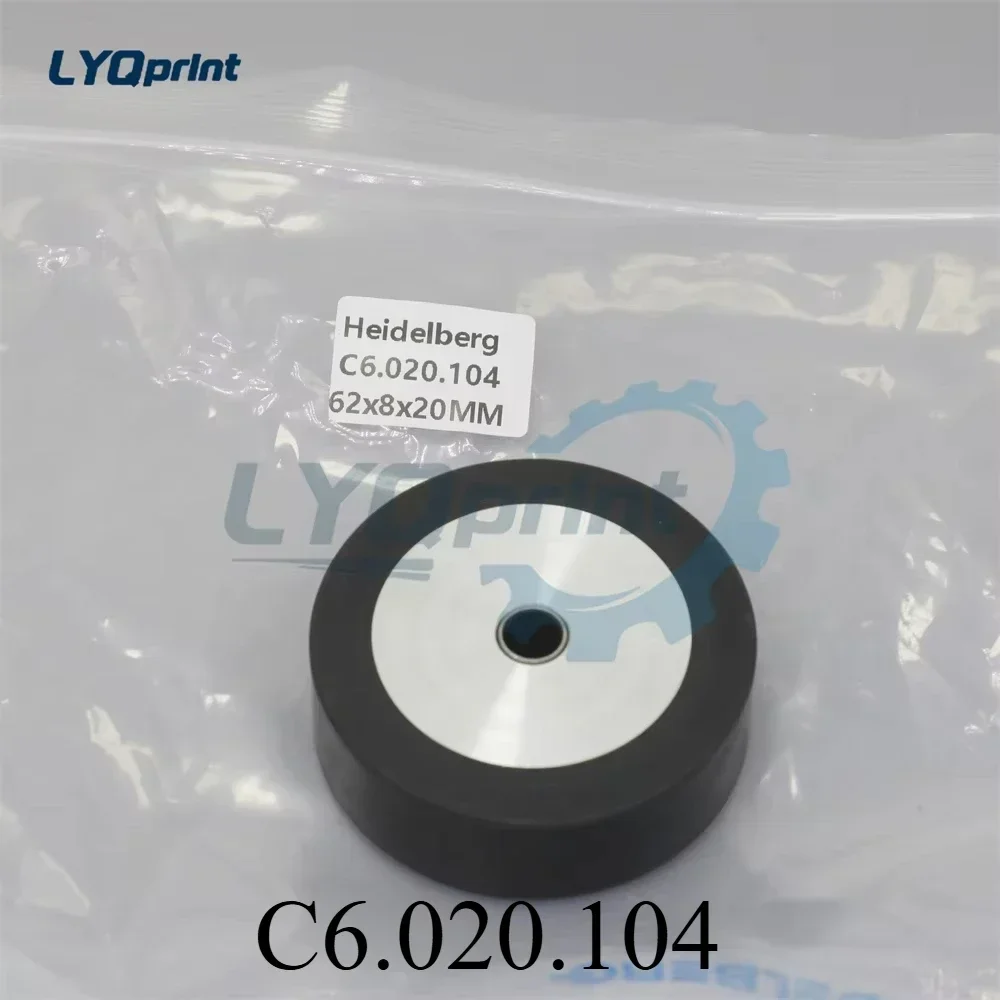 Best Quality 62x8x20MM Polyurethane Wheel C6.020.171 C6.020.125F C6.020.104 CD102 Machine Rubber Wheel For Heidelberg