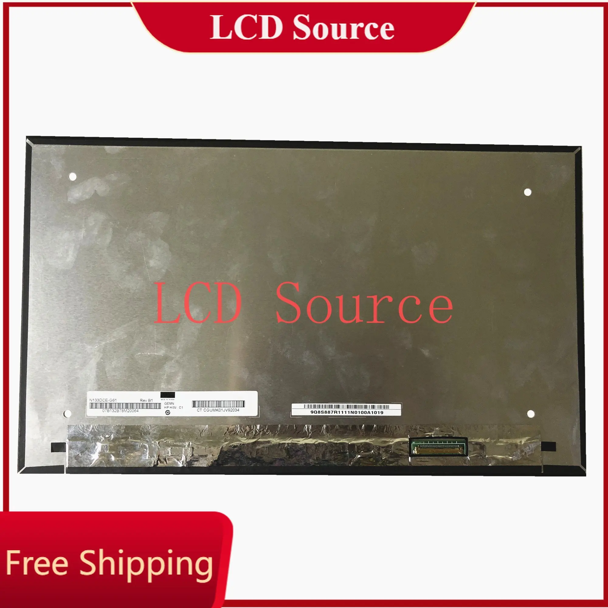 

N133DCE-G61 REV.B1 4K 13.3" panel 40 pin EDP 3840*2160 UHD IPS laptop LCD screen