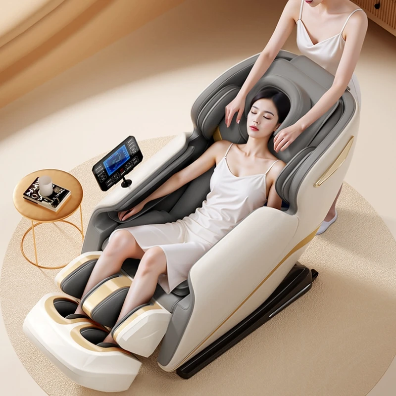 Electric Massage Chair for Home Zero Gravity SL-Track Full Body Shiatsu Strech Recliner Chair with Heat Body Scan Massage Sofa