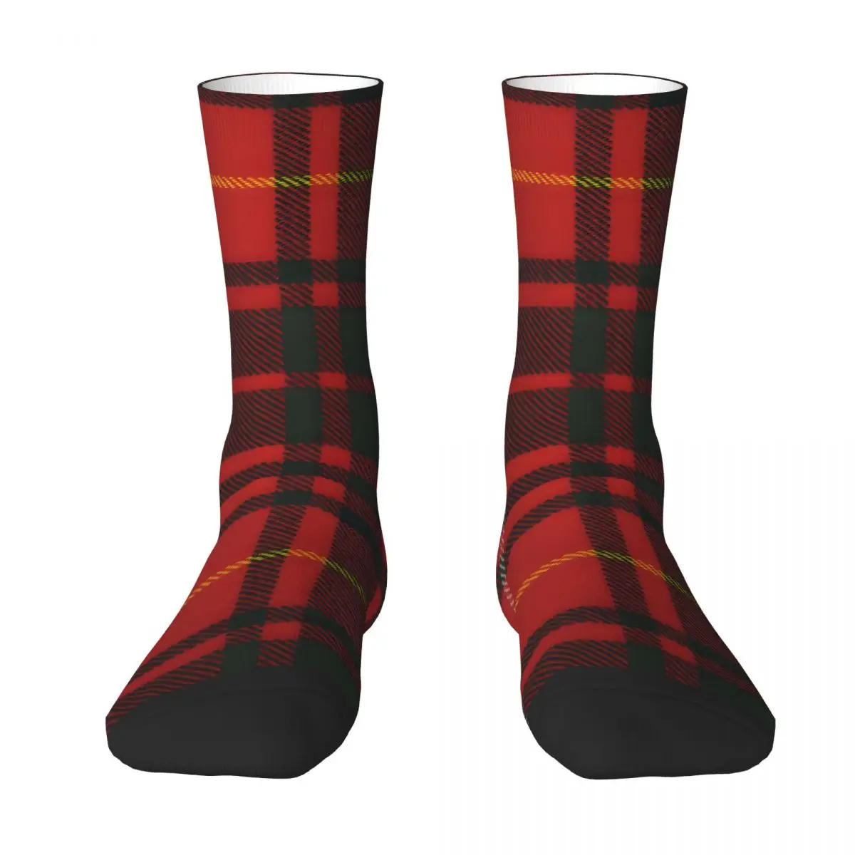 Bruce Modern Original Scottish Clan Tartan Socks Hiking 3D Print Boy Mid-calf Sock