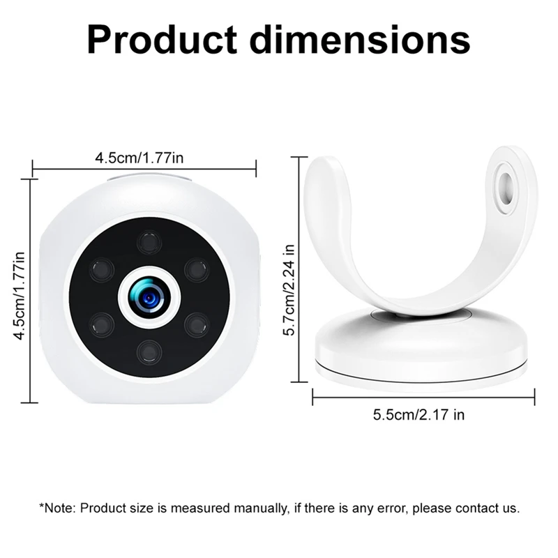 1080P Wireless Wifi Camera Digital Zoom AI Human Detect Camera Night Vision Baby Security Surveillance IP Camera