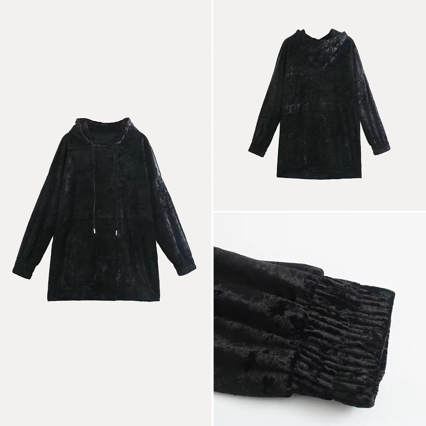 

Осенняя коллекция 2025: Женский свитшот свободного кроя в простом стиле, универсальный для повседневной носки, с круглым вырезом, длинными рукавами, цветной дизайн.