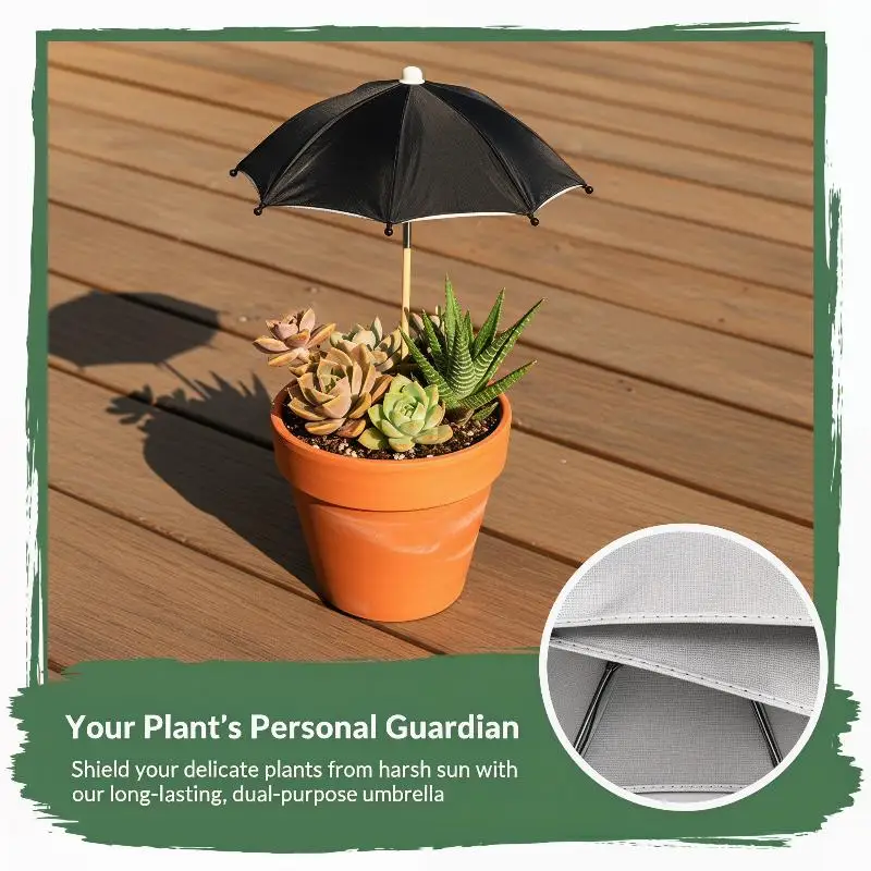 Plant Umbrella Adjustable Height  Outdoor Garden Sun Protection Cover for Seedling Vegetable Flower Shade