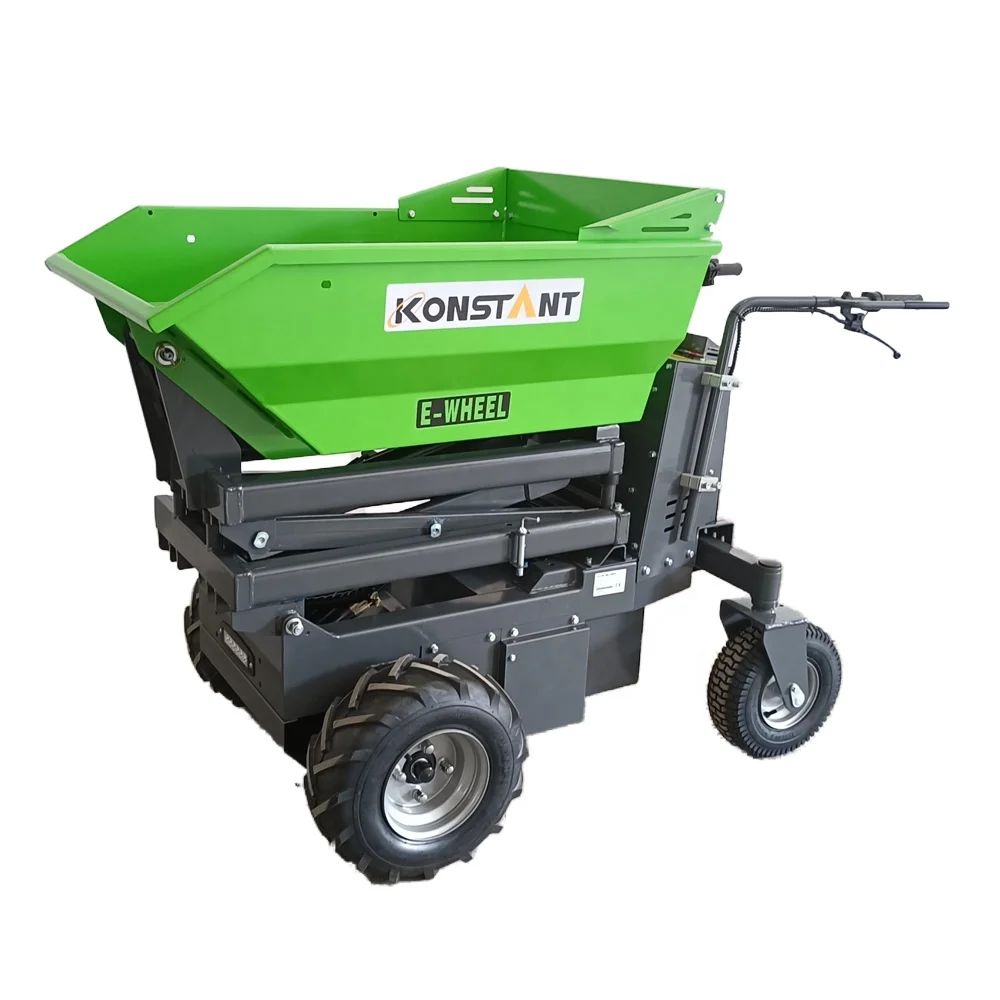 

KONSTANT Electric Mini Dumper 500kg Battery Powered Wheelbarrow with Hydraulic Tipping for Retail Industries New Used Condition