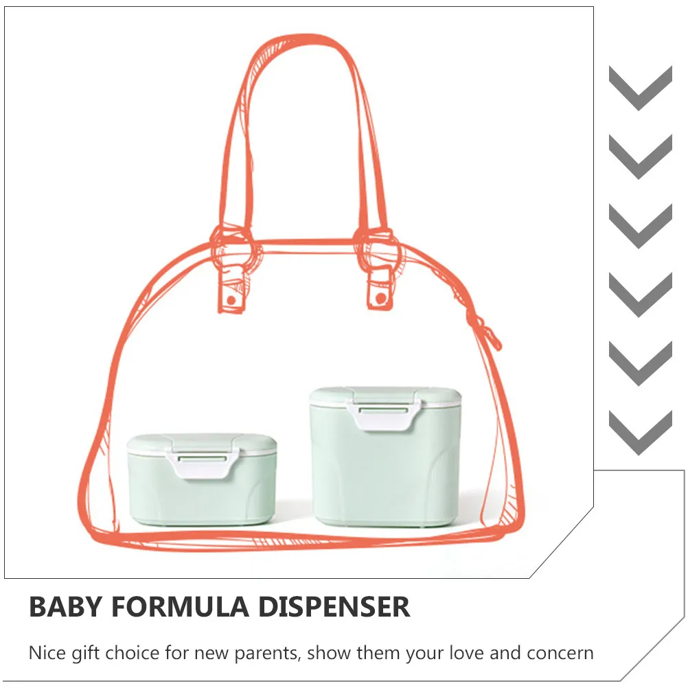 Baby Formula Dispenser Portable Leakproof Milk Powder Container Travel Food Storage Box