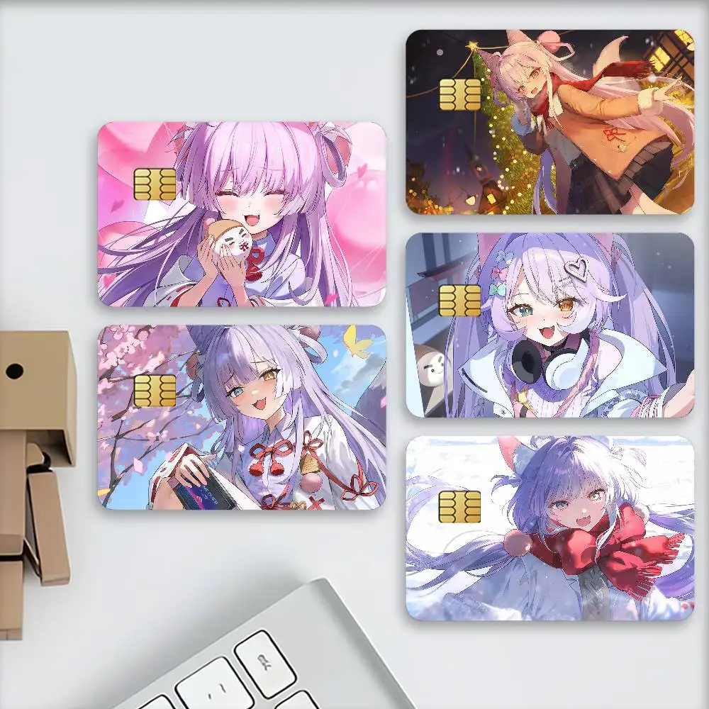 Virtual Idols T-Tenko Shibuki Waterproof Card Stickers For Credit Cards Debit Cards And Transit Cards 4pcs