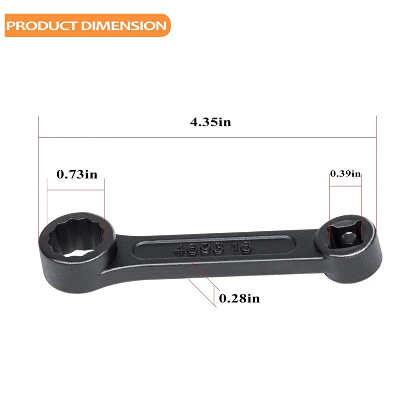 16mm Offset Engine Mount Socket for Benz Mercedes W220/ W210/W203/W221/W211/W204 Hand Tool Auto Repair Tool Double Side