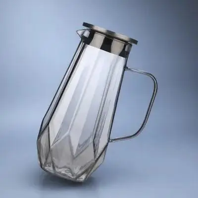 Household Glass Water Carafe Cold Water Kettle Large Capacity Multi-Function Tea Pitcher for Home Party Office Hotel Use