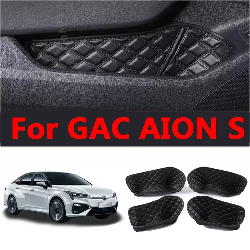 

For GAC AION S 2020 2021 2022 2023 Car Front Rear Door Inner Armrest Handle Door Multifunctional Storage Box Cover Accessories