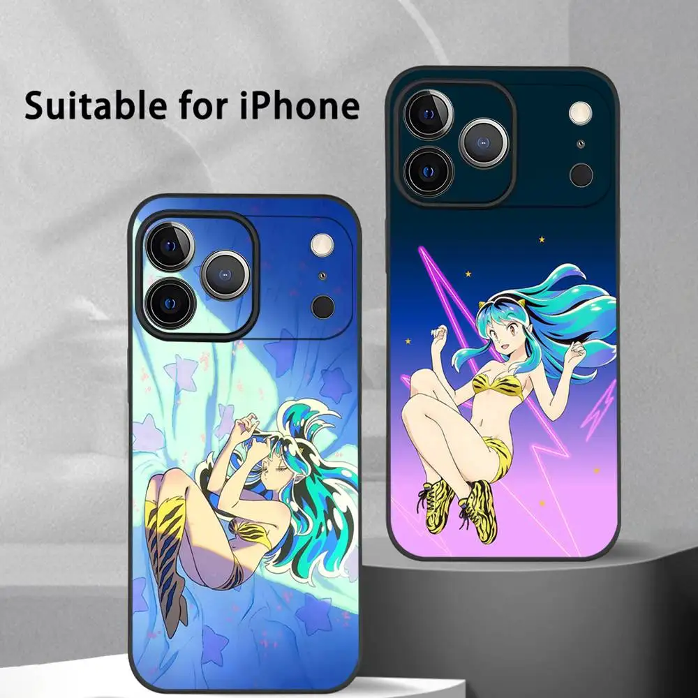 Чехол для телефона U-Urusei Y-Yatsura Lum с аниме для iPhone 17, 16, 15, 14, 13, 12, 11 Pro Max Plus, мини-черный матовый мягкий чехол Funda Чехол для телефона U-Urusei Y-Yatsura Lum с аниме для iPhone 17, 16, 15, 14, 13, 12, 11 Pro Max Plus, мини-черный матовый мягкий чехол Funda