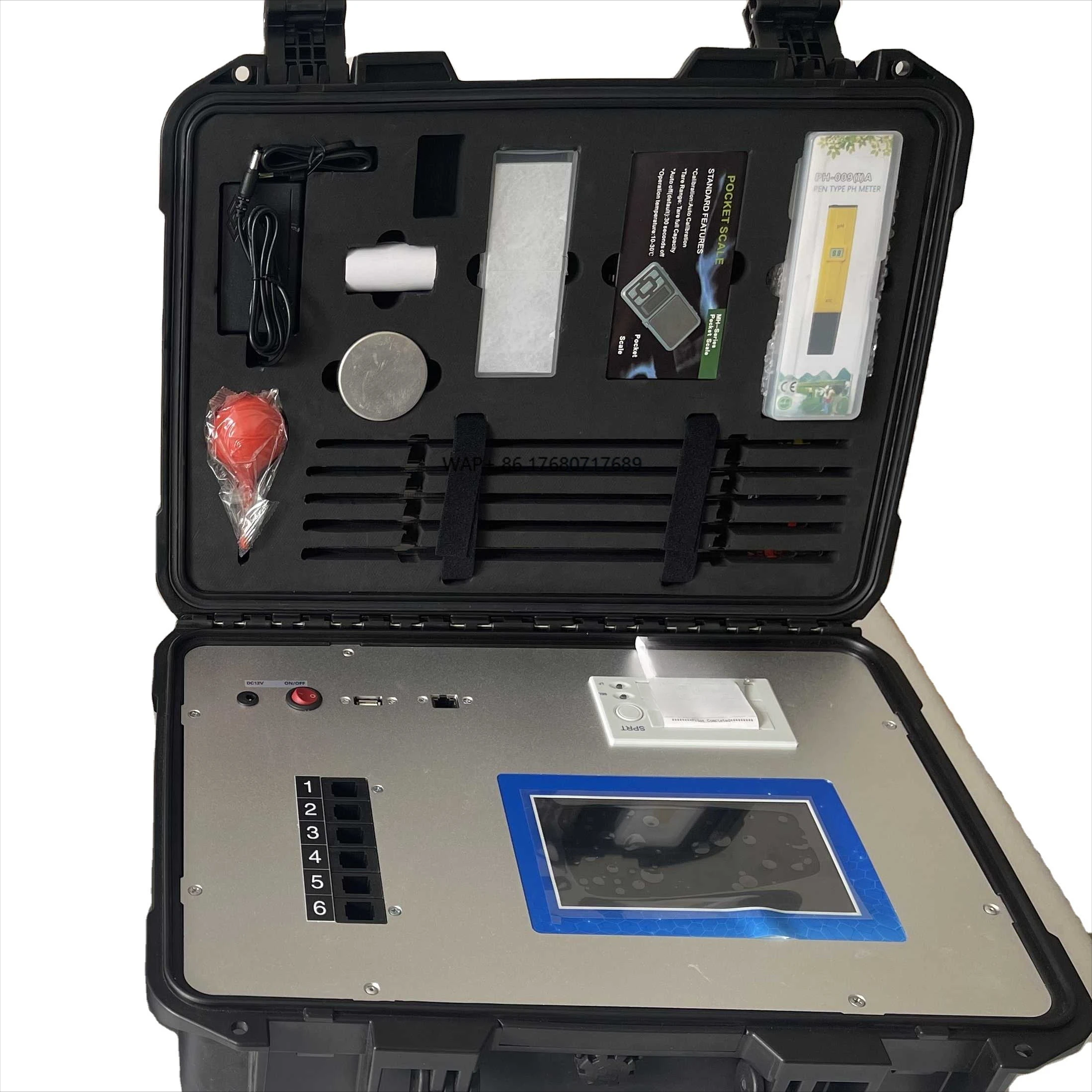 NADE LTY-6CP Soil Nutrient Tester Npk Soil Meter Laboratory Agriculture Tester Organic Matter Testing Equipment Analyzer