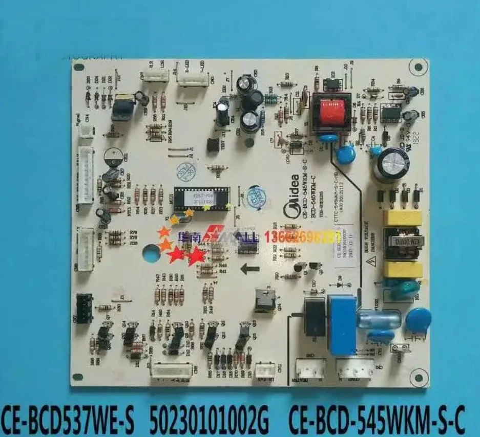Новая плата управления печатной платой холодильника Midea CE-BCD-545WKM-S-C CE-BCD537WE-S 50230101002 Г 50230101003 L