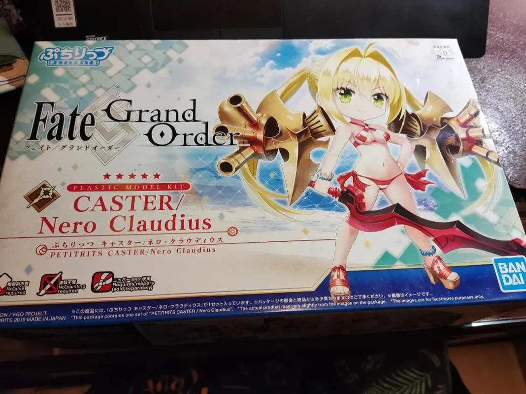 original Bandai FGO Nero Jeanne Mash Kyrielight Miyamoto Musashi Fujimaru Ritsuka Okita Souji Saber Assembled Figure toy