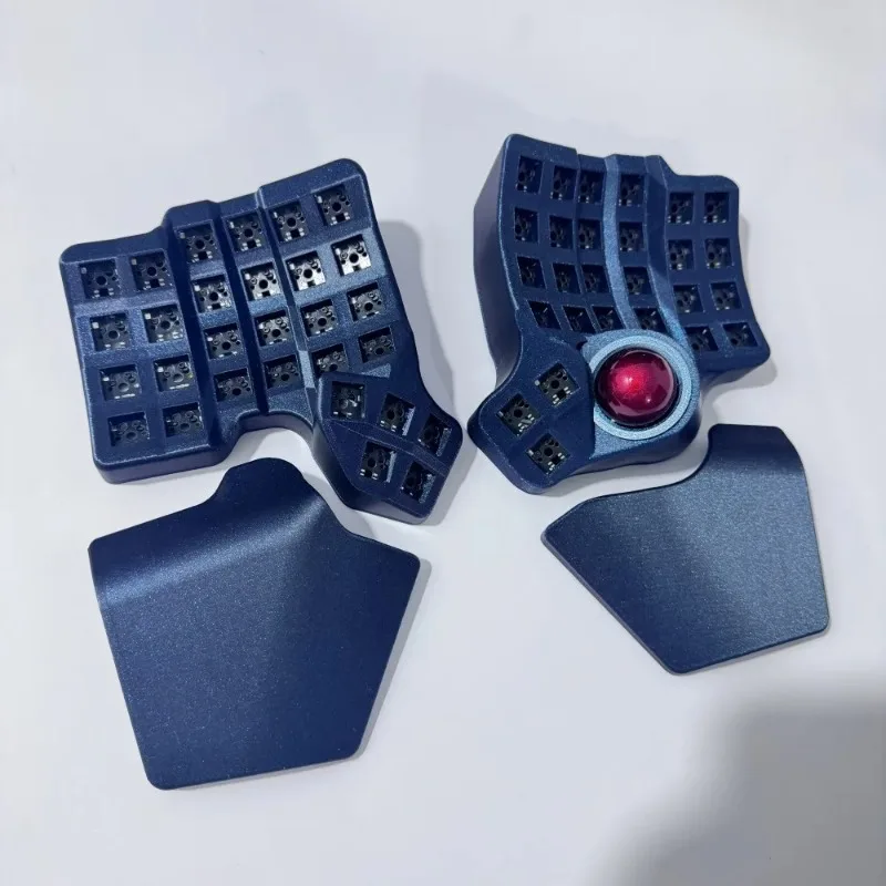 

Split Keyboard Charybdis MK1 Custom Wireless Bluetooth Keyboard Kit Hotswap Trackball Plam Rest Stand Gamer AccessoriesTeclado