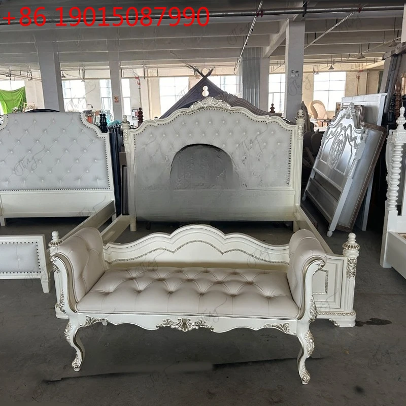 

Легкая роскошная высококачественная кровать из цельного дерева 1,8 метра, двуспальная спальня в главной спальне, свадебная кровать для хранения вещей в спальне по индивидуальному заказу