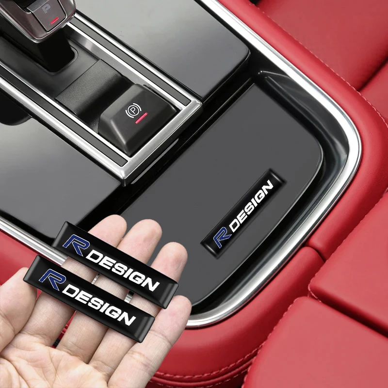 

2/4/10Pcs 3D Car Badge Decorative Stickers For Volvo R Design Olestar AWD V40 XC90 S60 C30 XC60 V50 S80 V90 S40 S80L XC-Classic