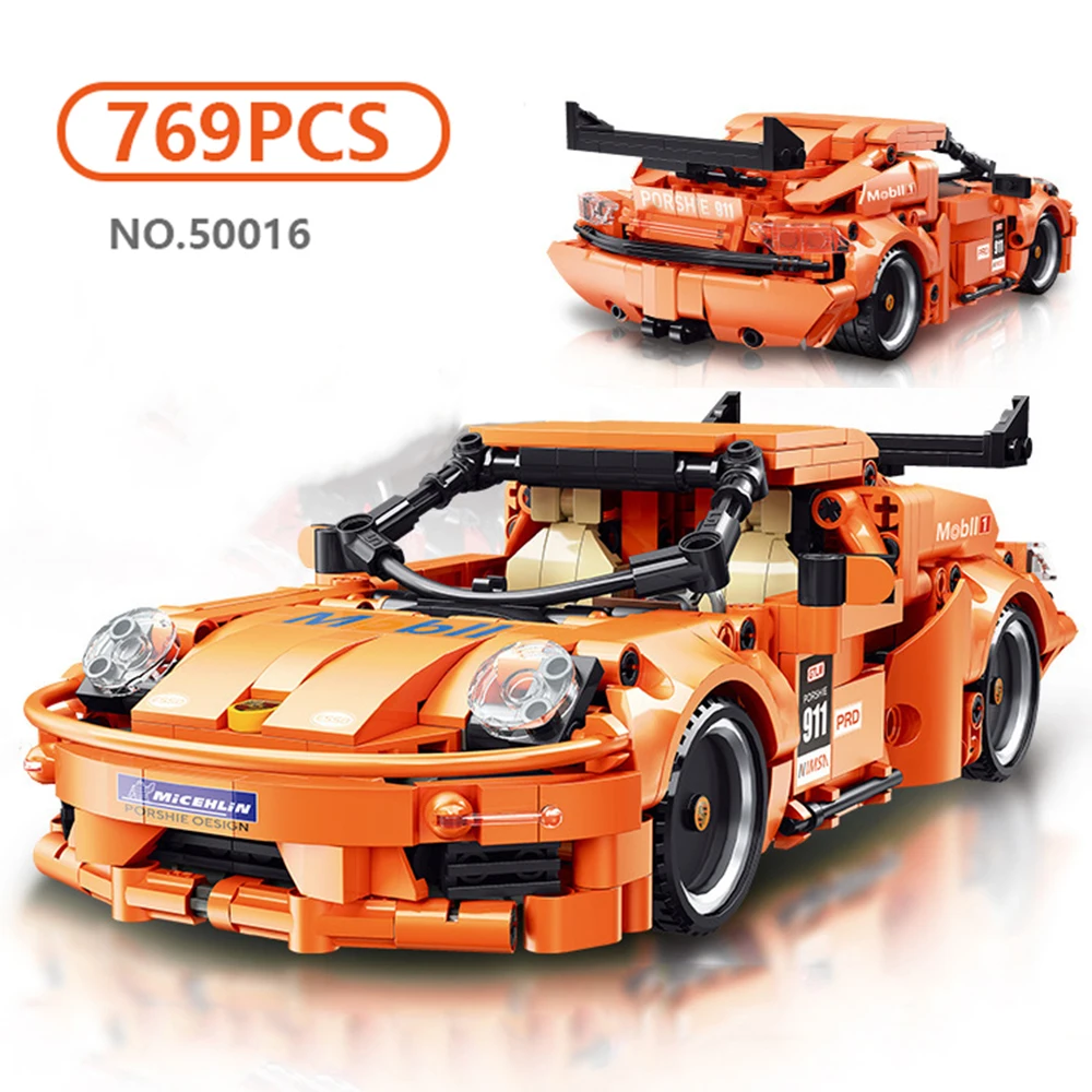 

8 Racing Car Small Particles Building Blocks Assembly Model Toy for Boys Kids Desktop Display