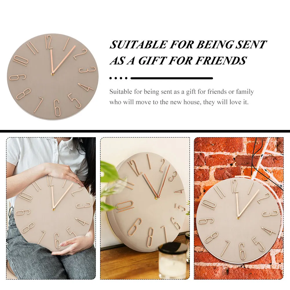

Oversized Digital Wall Clock Mute Silent Decorative Timepiece For Home Living Room Bedroom Office Indoor