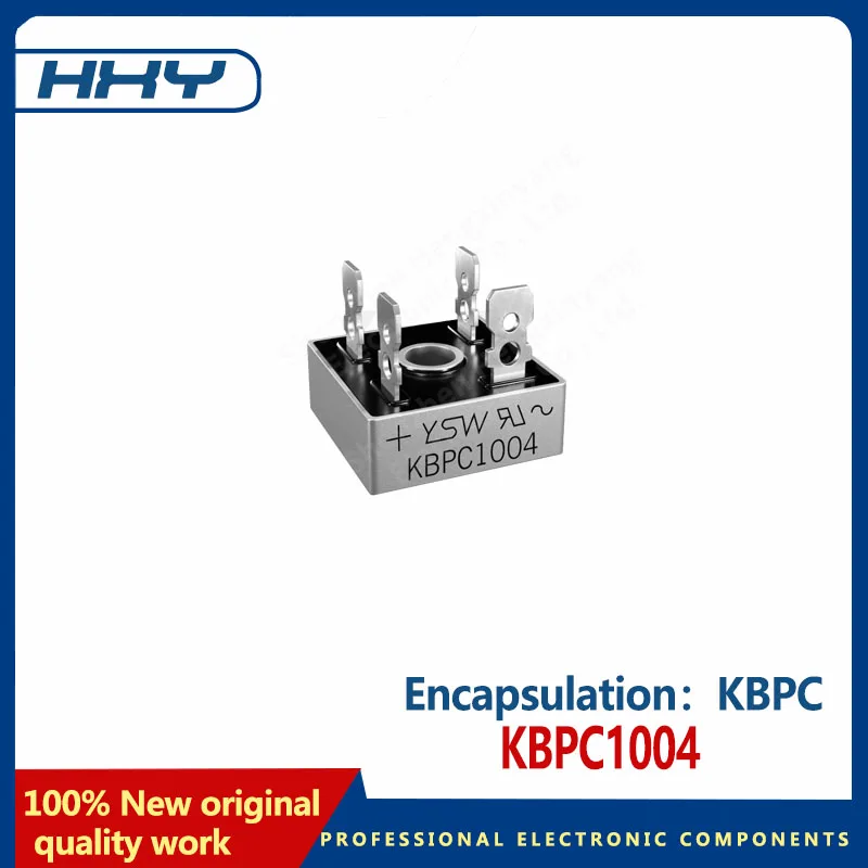 10pcs   KBPC1004 KBPC package 10A400V rectifier bridge diode