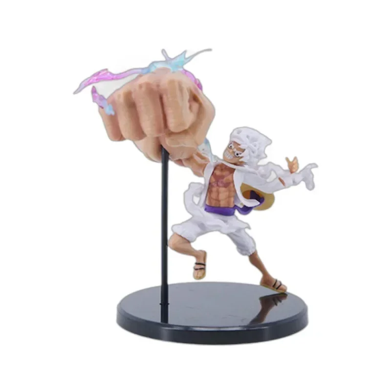 4pcs/set Anime One Piece Figures 4 Sun God Nika Model Big Fist Gear 4 Luffy Car Decoration Model Figurines Toys Gifts Ornament - view 4