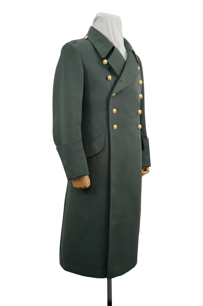 GUGK-004สงครามโลกครั้งที่สองเยอรมัน M40 Kriegsmarine Coastal Officer Gabardine Greatcoat