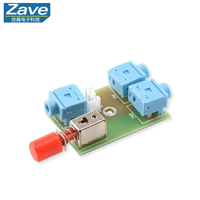 M371 Audio Switching Module, 3.5mm Audio 2-In-1-Out Switcher, Switching Board, Audio Socket Switching