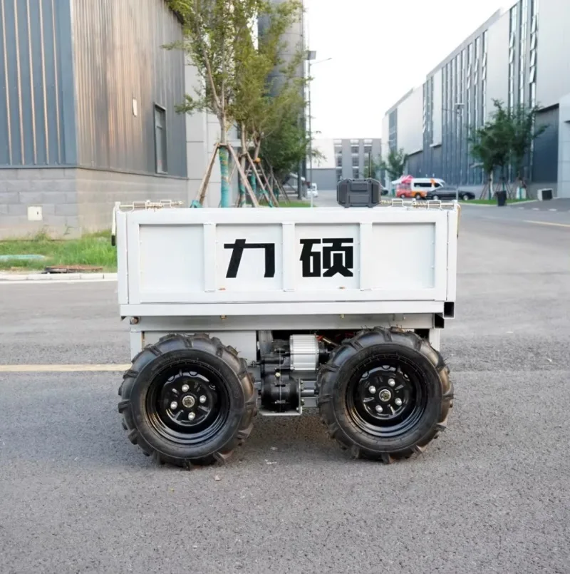 【Popular】 Véhicule de Transport 4X4 télécommandé industriel d'ingénierie de conception modulaire d'expédition DDP avec batterie