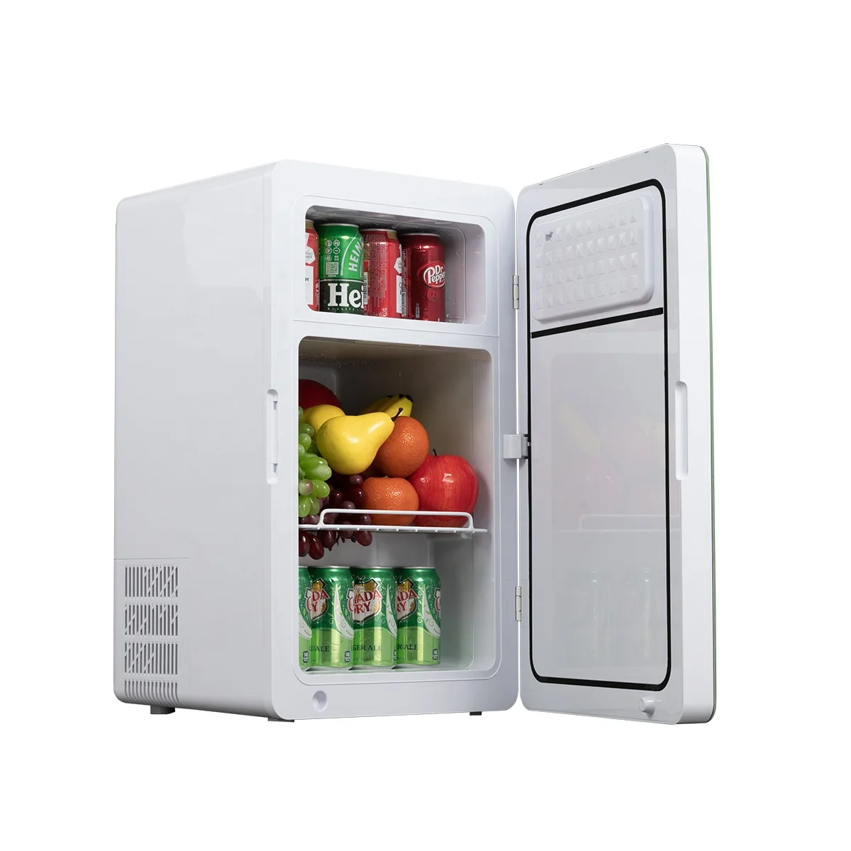 BCD 35 DC compressor touch screen panel portable car refrigerator seven color 35L car refrigerator refrigerator