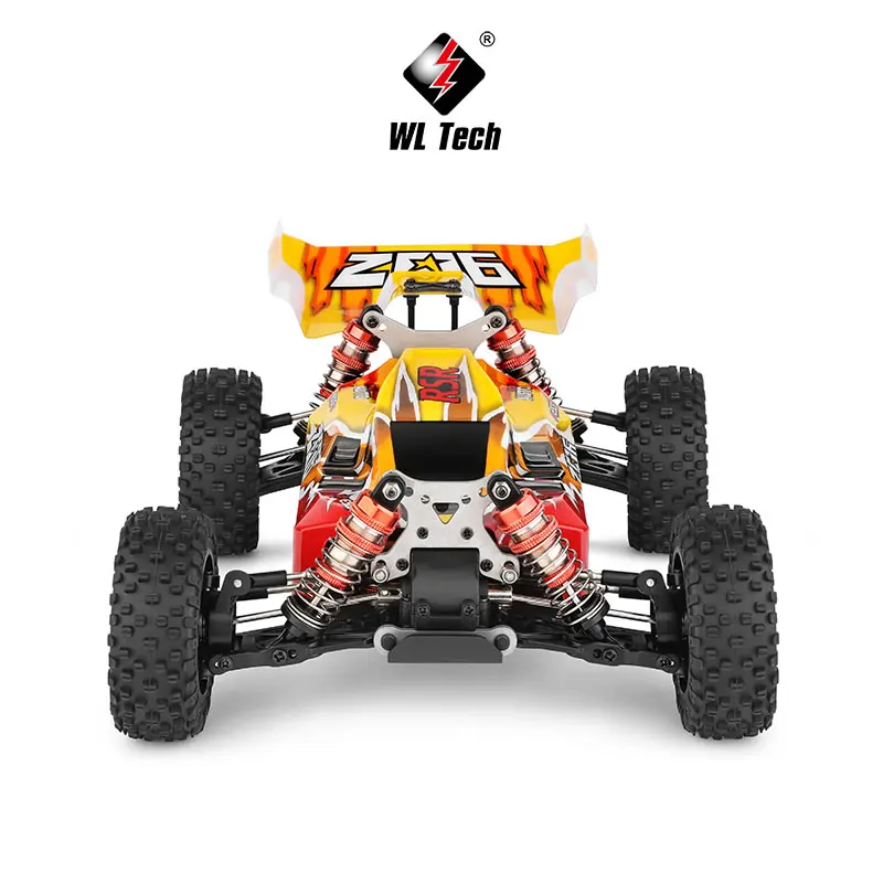 WLtoys WL 144010 V8 1:14 4WD  75Km/H Remote Control Drift RC Racing Car High Speed Brushless Motor Off-Road Vehicle Kids Toys F1