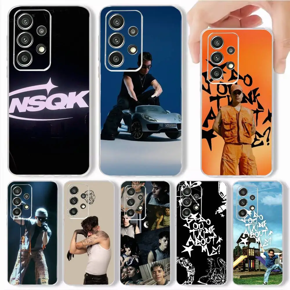 Singer N-NSQK Botanica Phone Case Transparent Soft case For Samsung S25,S24,S21,S22,S23,S30,Ultra,S20,Plus