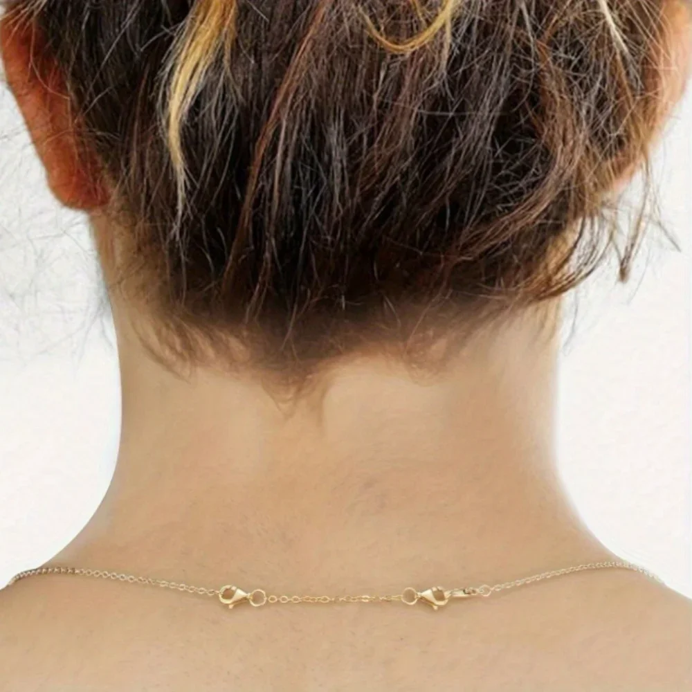 جديد جراد البحر المشبك بالإضافة إلى الذيل سلسلة تعديل سلسلة مجوهرات تمديد سلسلة بسيطة إكسسوارات عقد #6