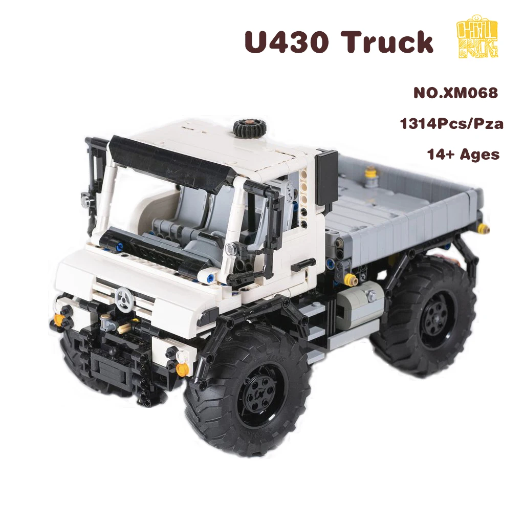 

MOC XM068 U430 Truck Model With PDF Drawings Building Blocks Bricks Kids DIY Toys Birthday Christmas Gifts