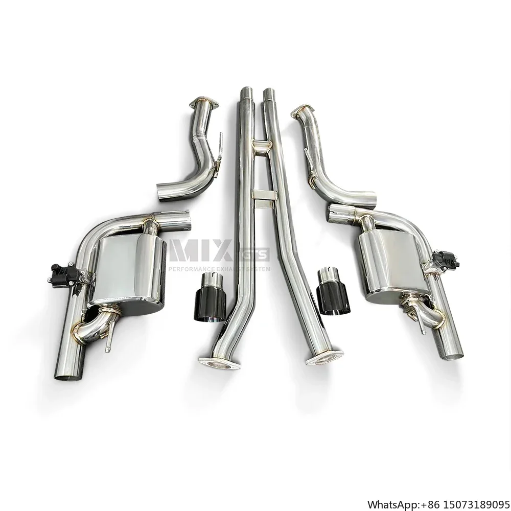

Catback for 5.0L V8 Exhaust System Stainless Steel Performance Muffler Valve Pipe Car Accessories
